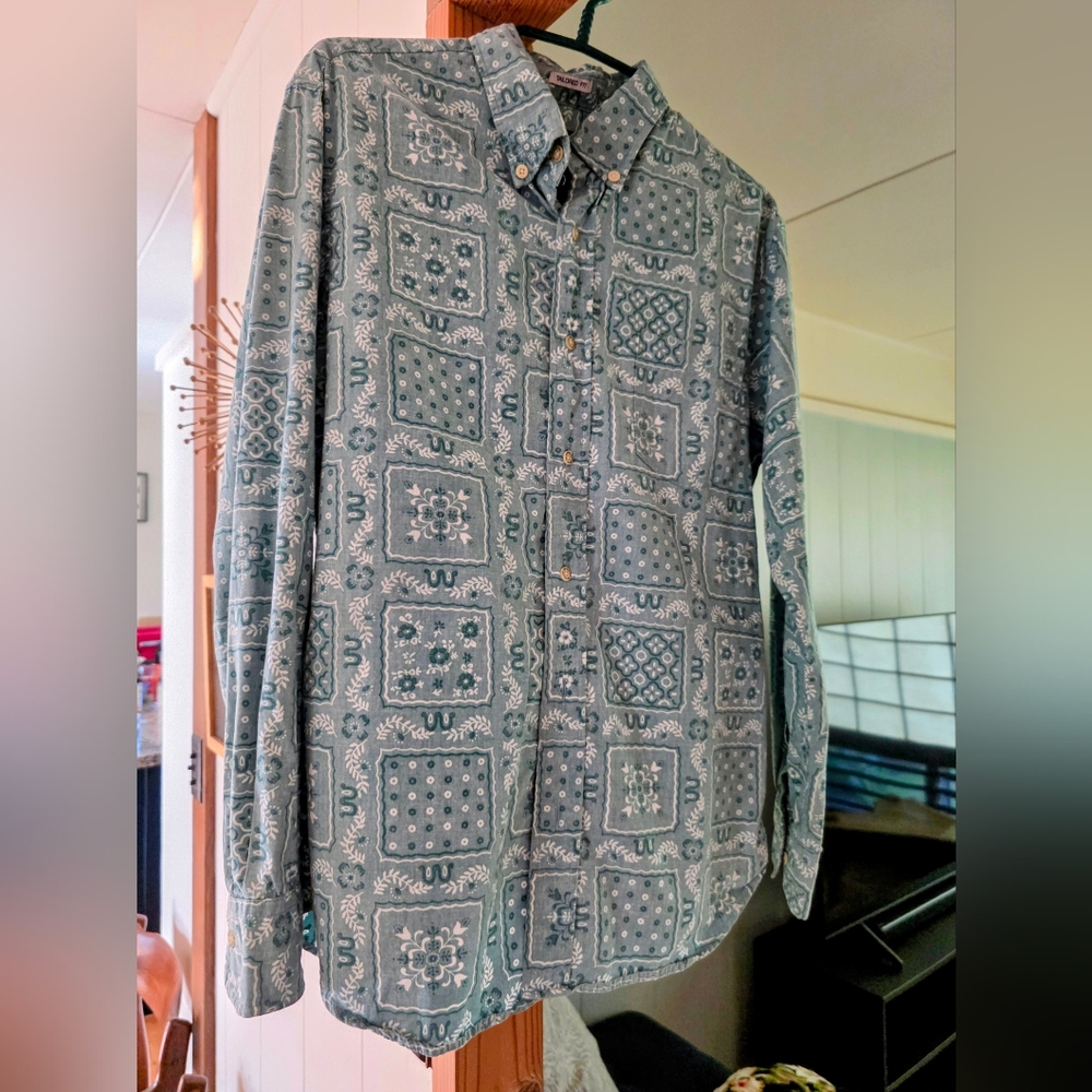 RARE Men's REYN SPOONER Western Shirt M, HAWAIIAN